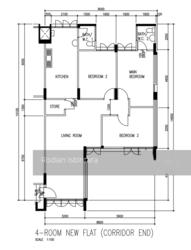 Blk 222 Yishun Street 21 (Yishun), HDB 4 Rooms #155997432